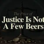 The Price of Justice is Not a Few Beers